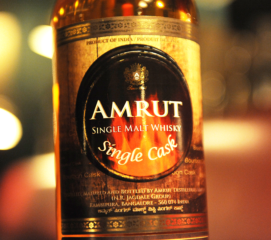 AMRUT SingleCaskWhisky　BourbonCask Peated 4yearold