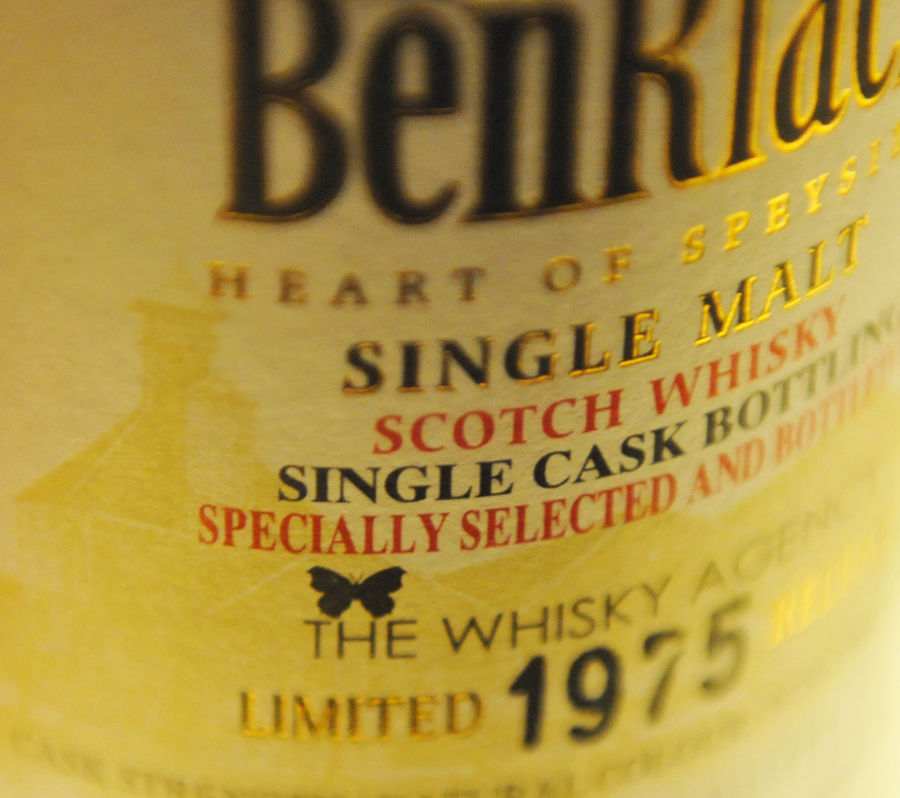 BENRIACH 1975 34yearold for TheWhiskyAgency