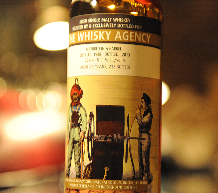 TheWhiskyAgency OldTimeDiving　IRISH Malt 1988 25yearold