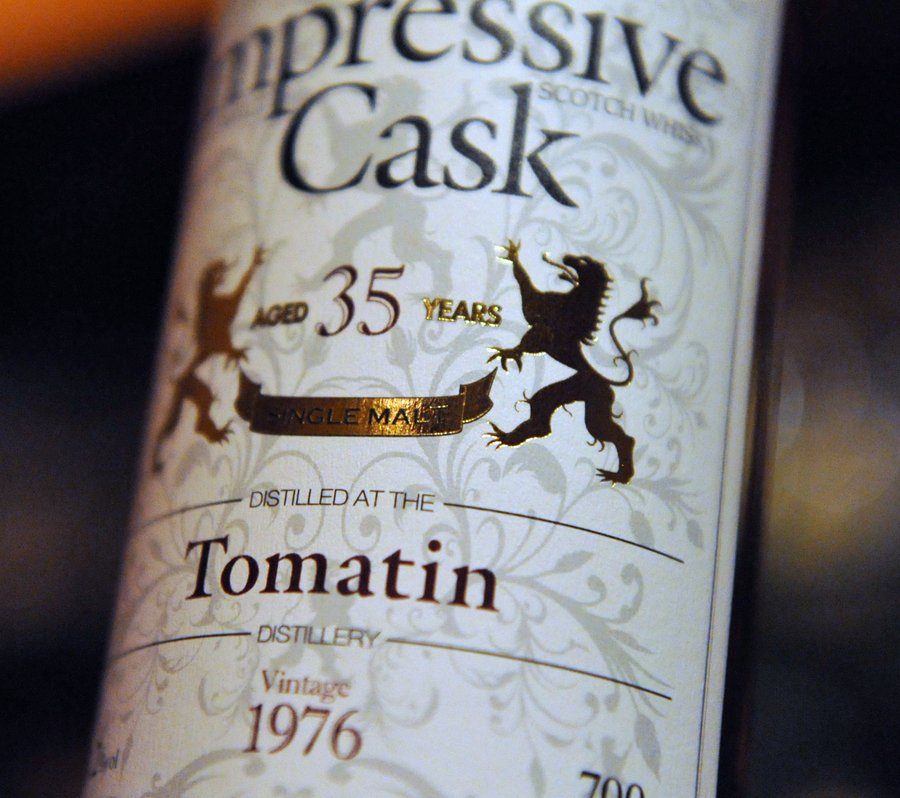Impressive Cask TOMATIN 1976 35yearold